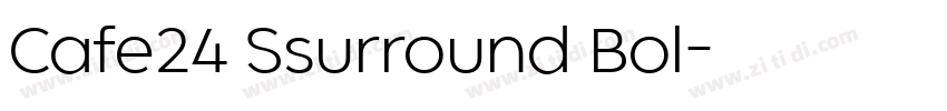 Cafe24 Ssurround Bol字体转换